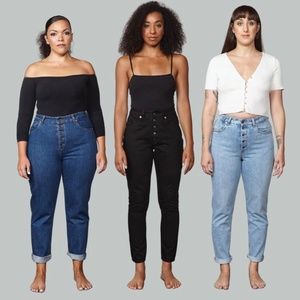 Decade studio Pamela jeans in Black